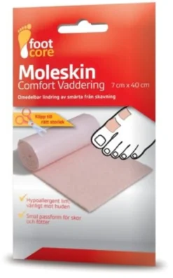 Footcore Skyddande Mollskinn 7 cm x 40 cm