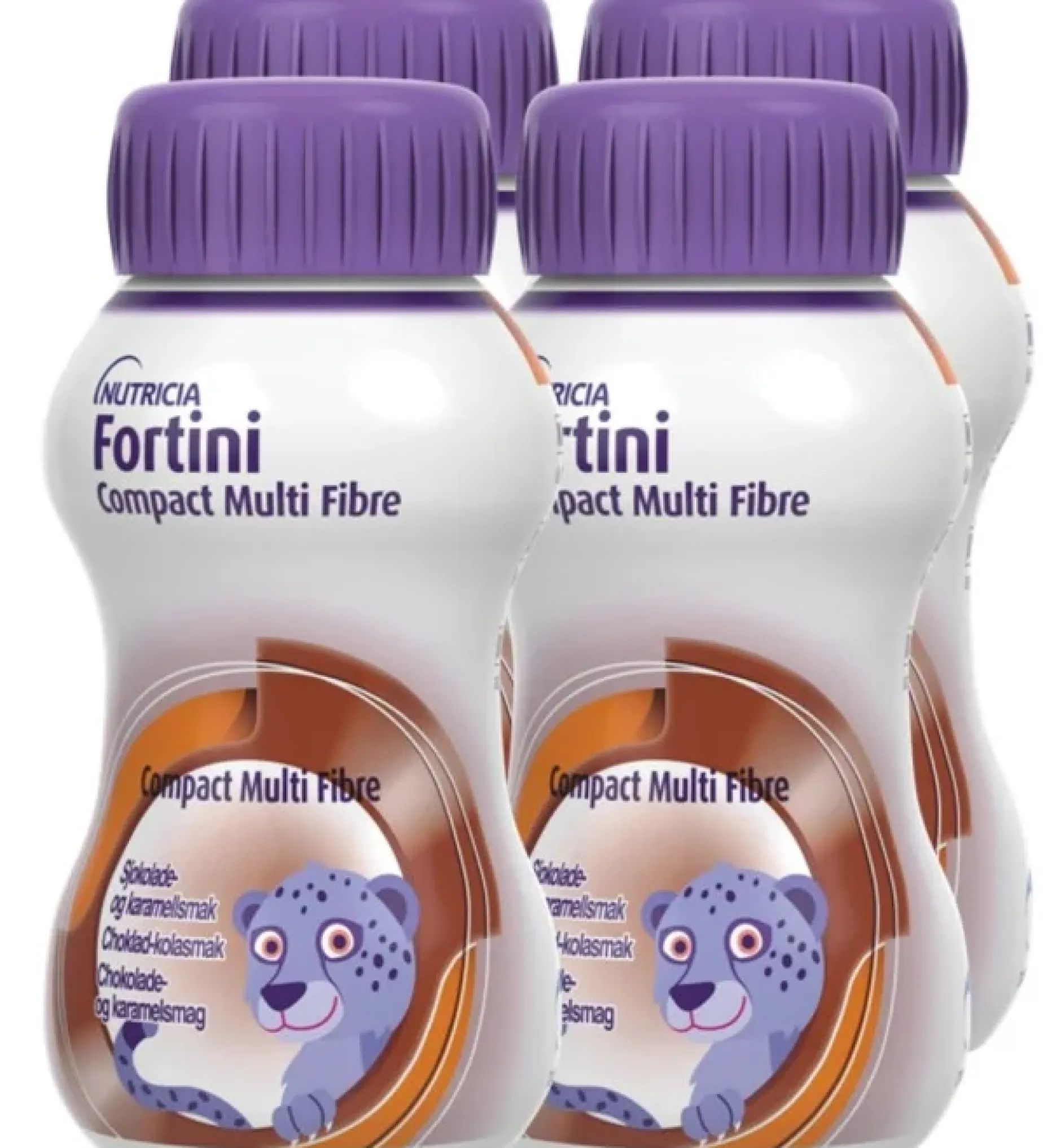 Fortini Compact Multi Fibre Chokladkolasmak 4 x 125 ml