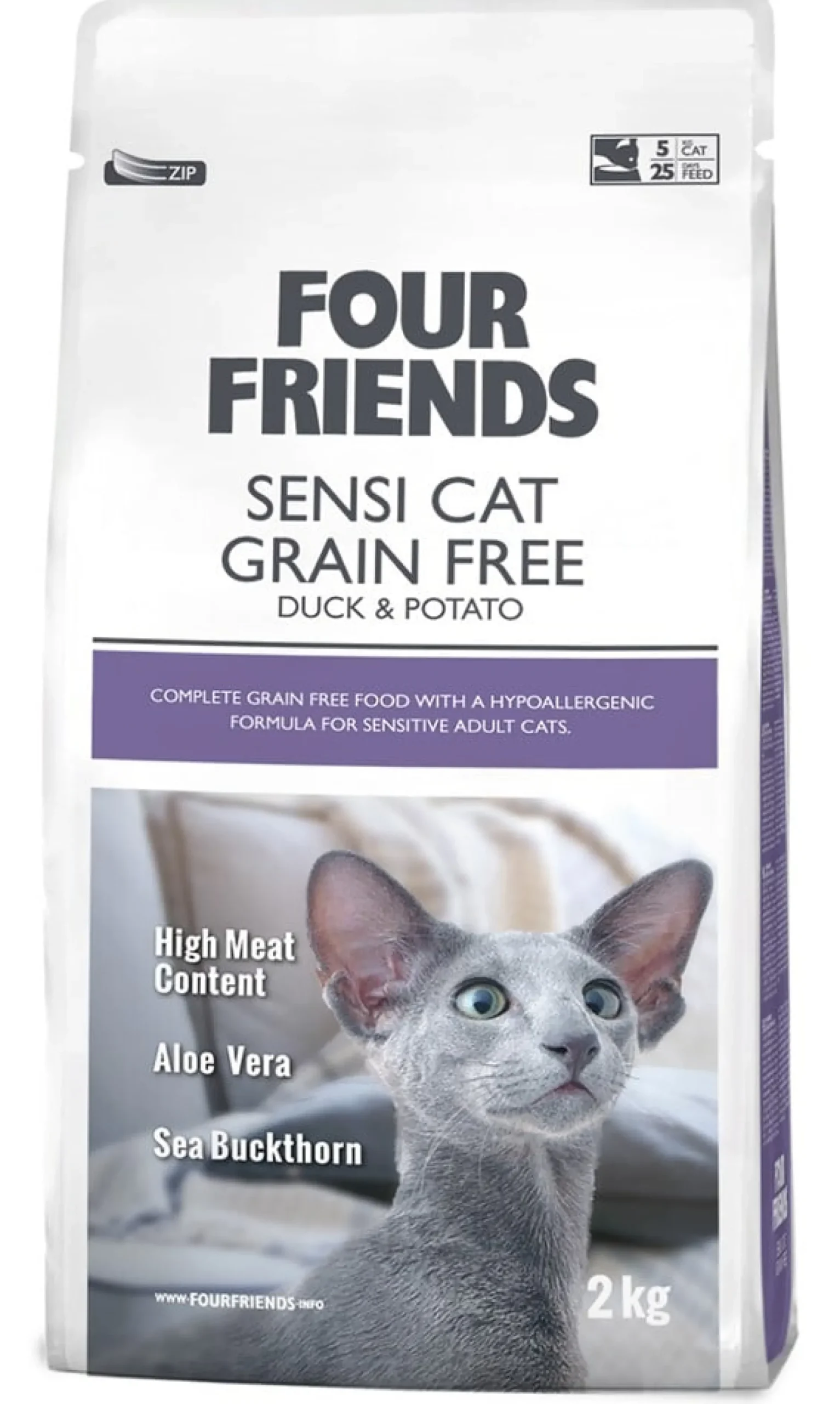 FourFriends Cat Grain Free Sensi Cat 2 kg