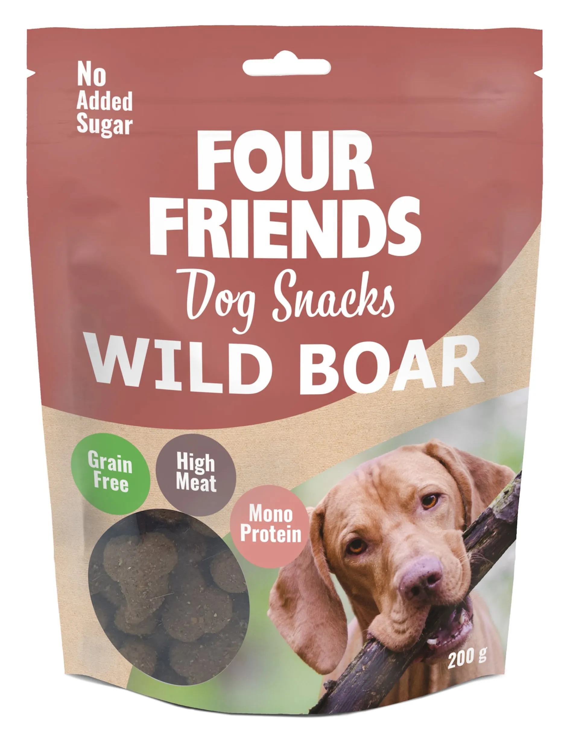 FourFriends Dog Snacks Wild Boar 200 g