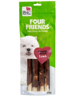 Fourfriends Twisted Stick Lamb 25 cm 4 st