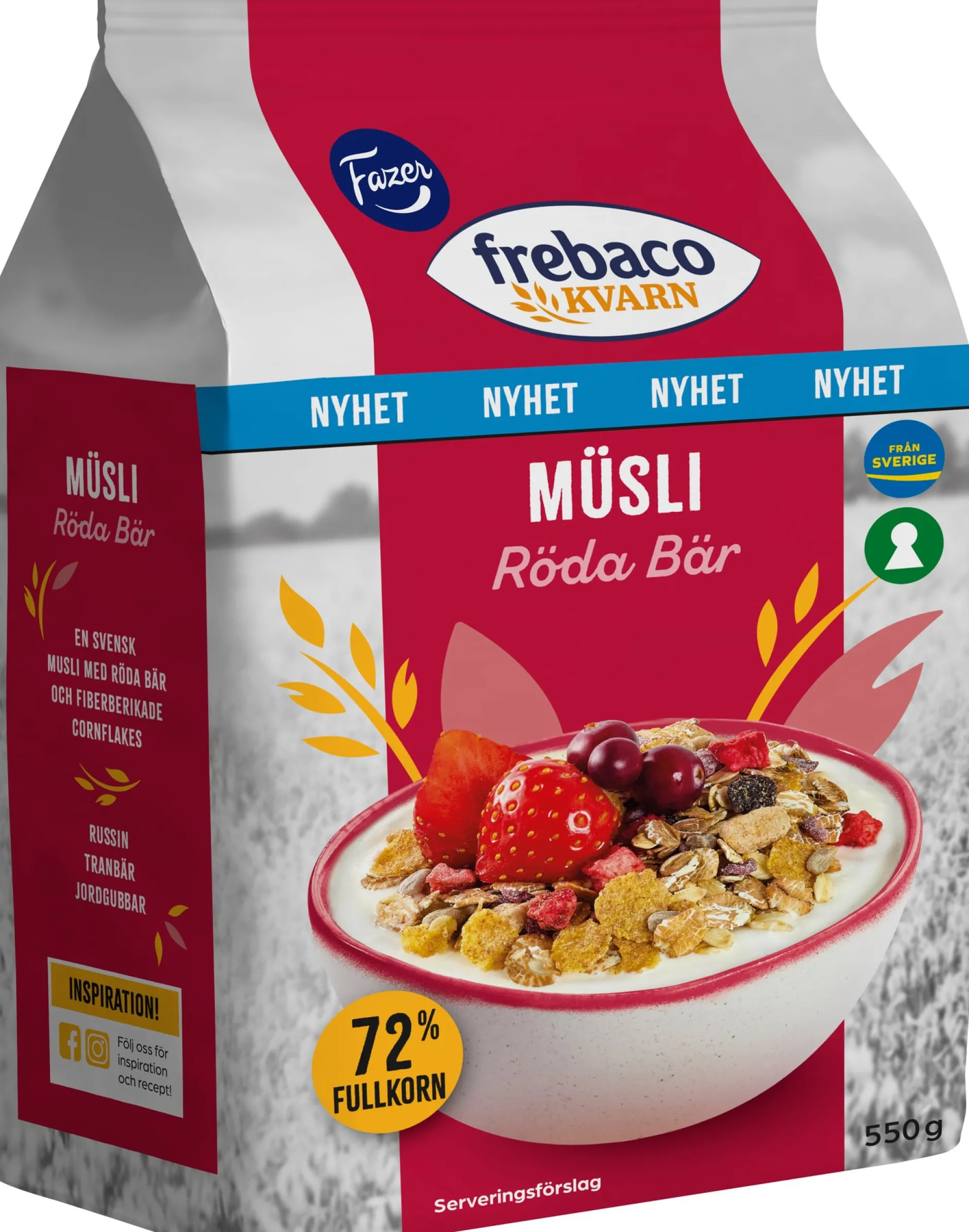 Frebaco Kvarn Musli Röda Bär