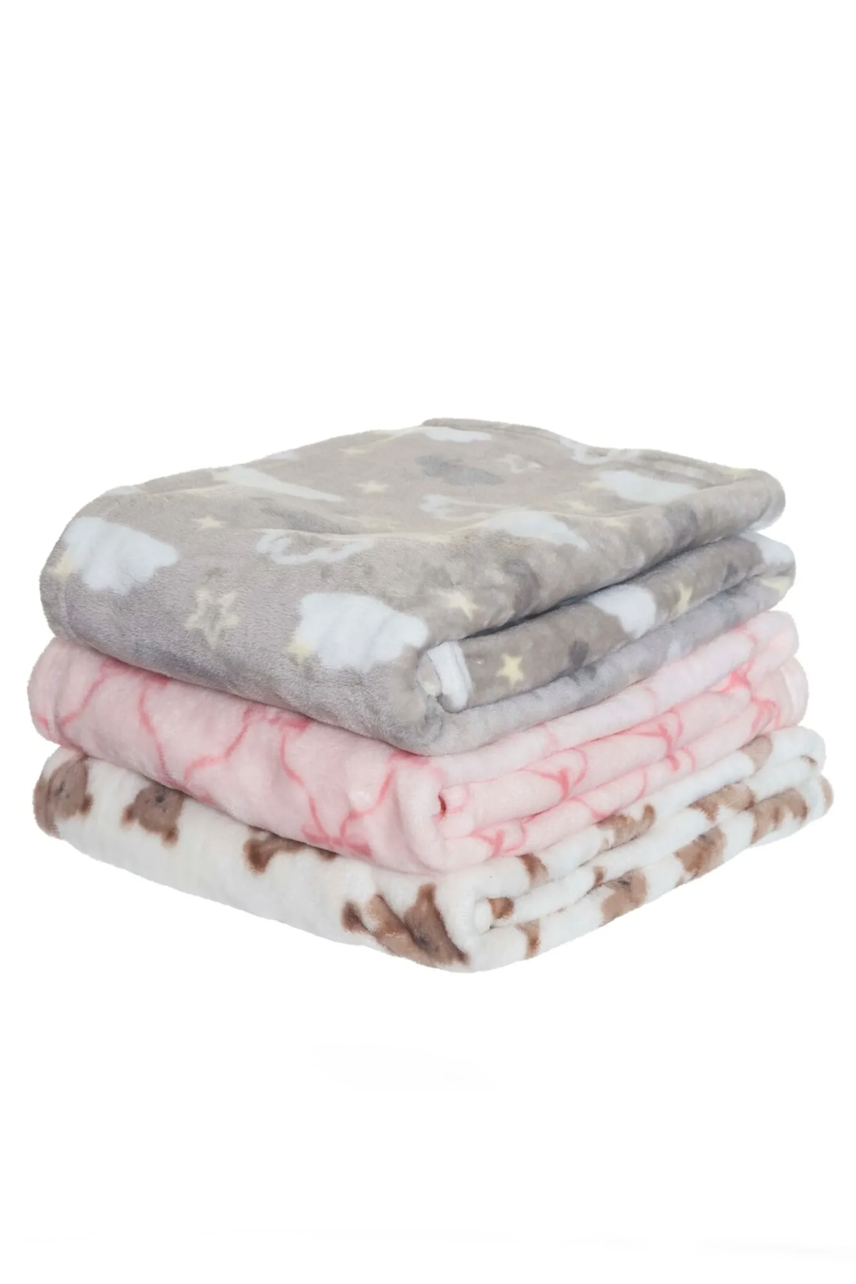 Fresh Kid Filt Rosett Deluxe rosa 75x100cm