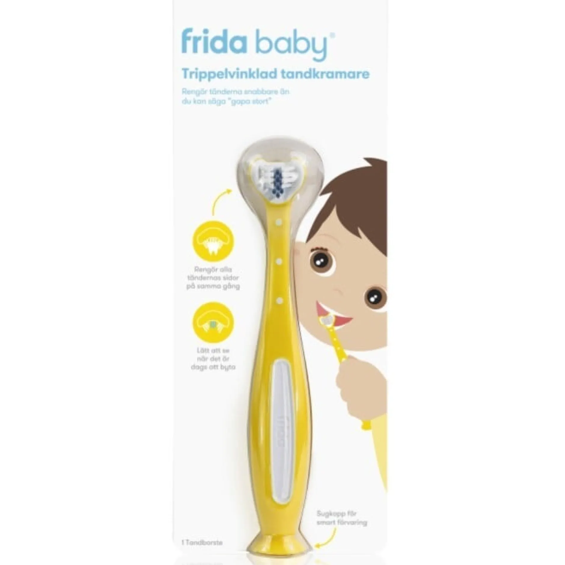 Frida Baby Trippelvinklad tandborste 1st