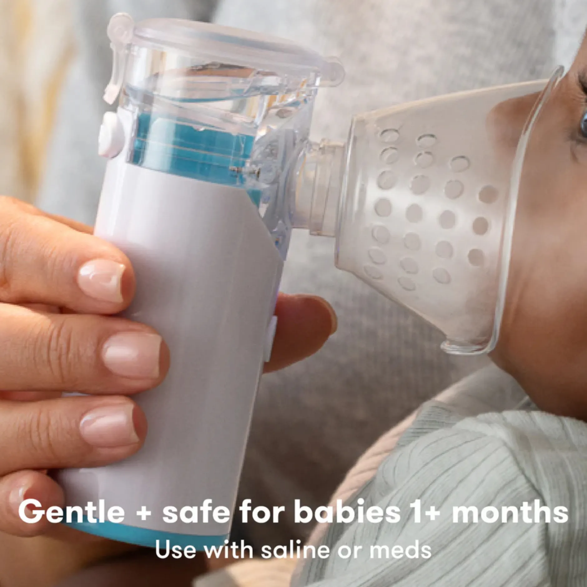 Frida Baby Ultratyst Bärbar Nebulisator 1+ månader