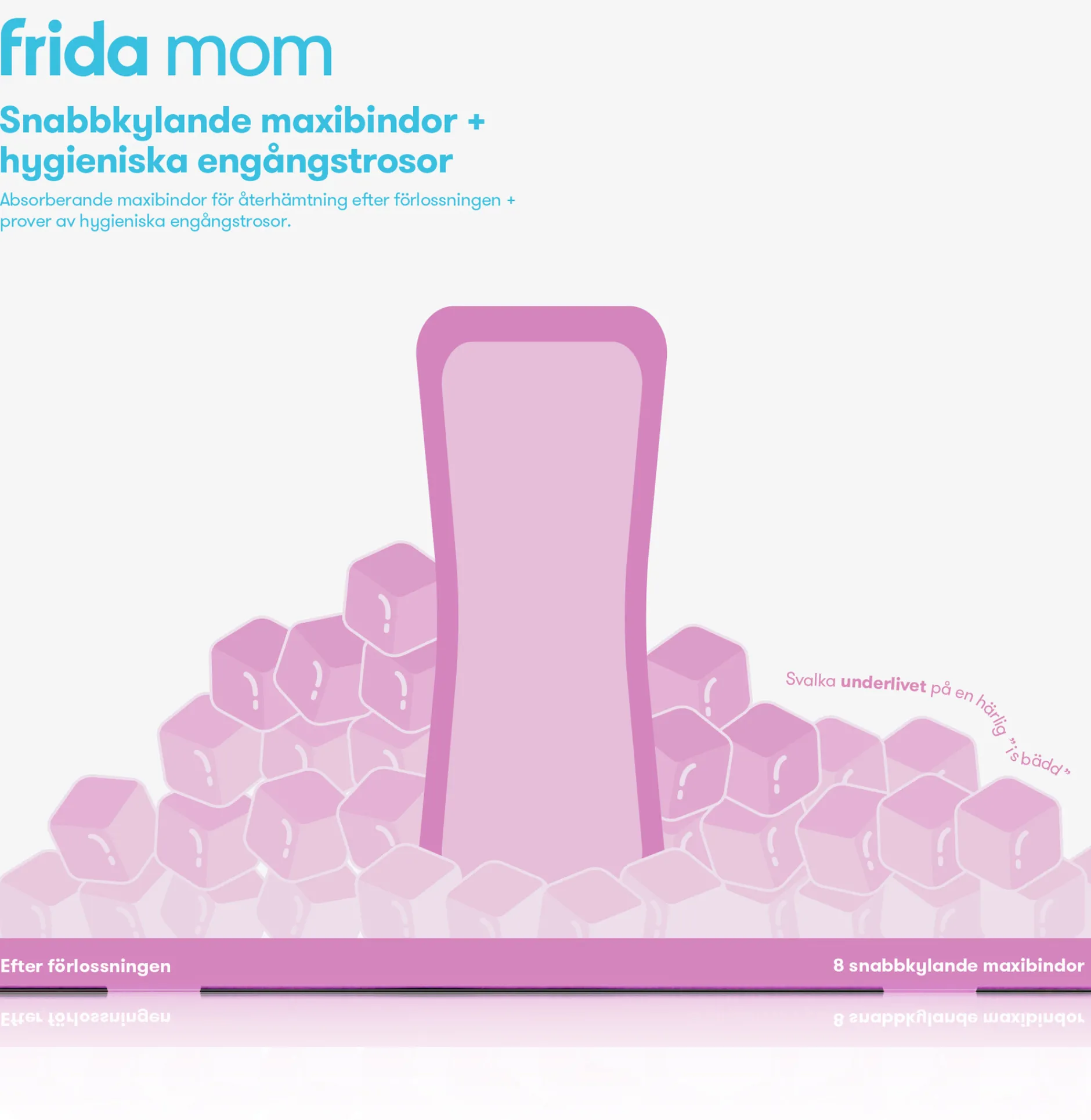 Frida mom Snabbkylande Maxibindor 8 st