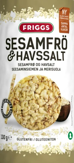Friggs Majskakor Sesamfrö & Havssalt 130 g