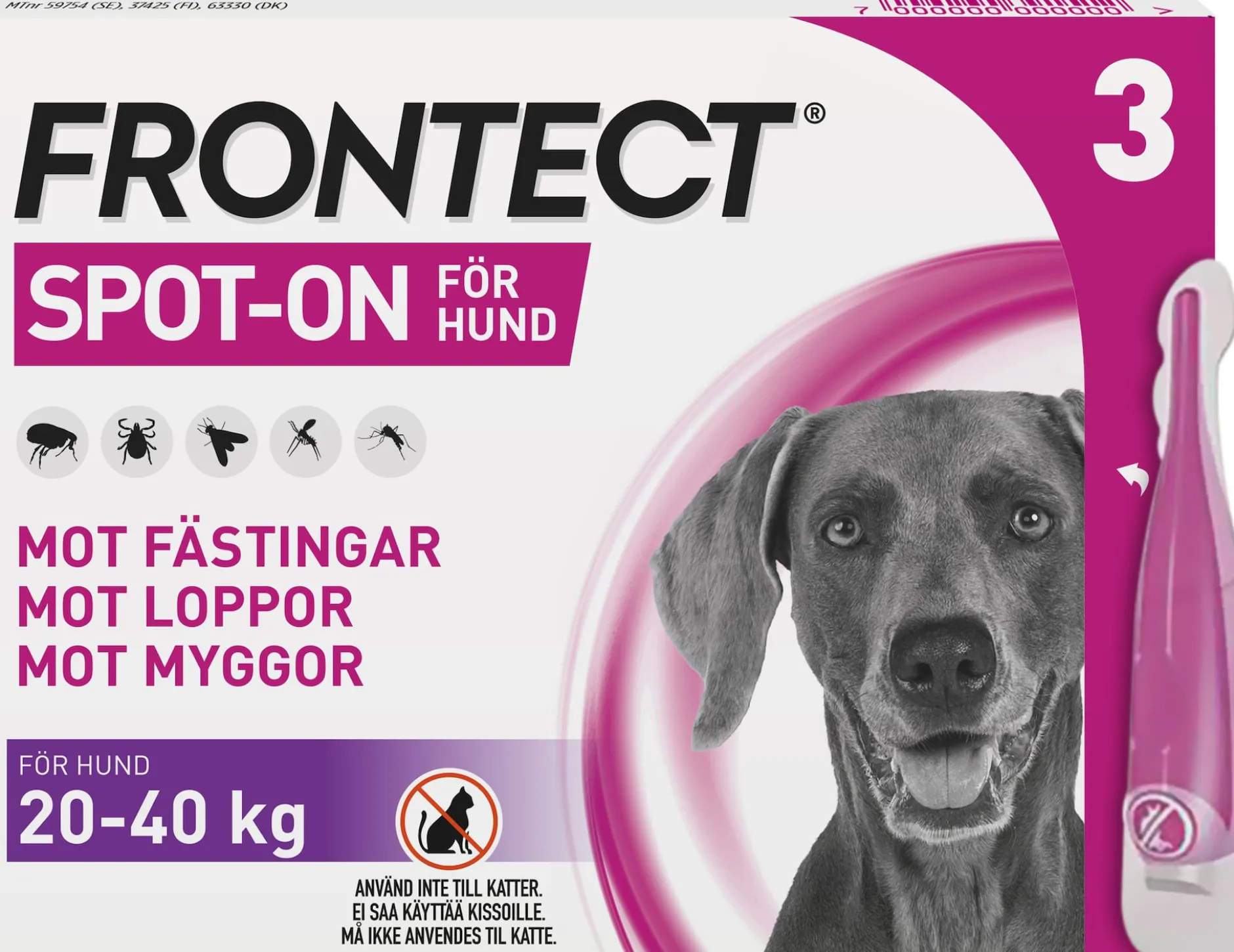 FRONTECT Spot-On Hund 20-40 kg 4 ml x 3 st