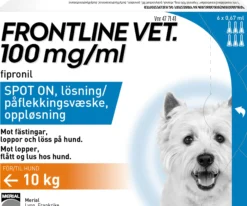 Frontline Vet 100 mg/ml Spot-on För Hund 6 x 0,67 ml