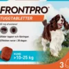 FRONTPRO Hund L 10-25 kg 68 mg afoxolaner 3 tuggtabletter