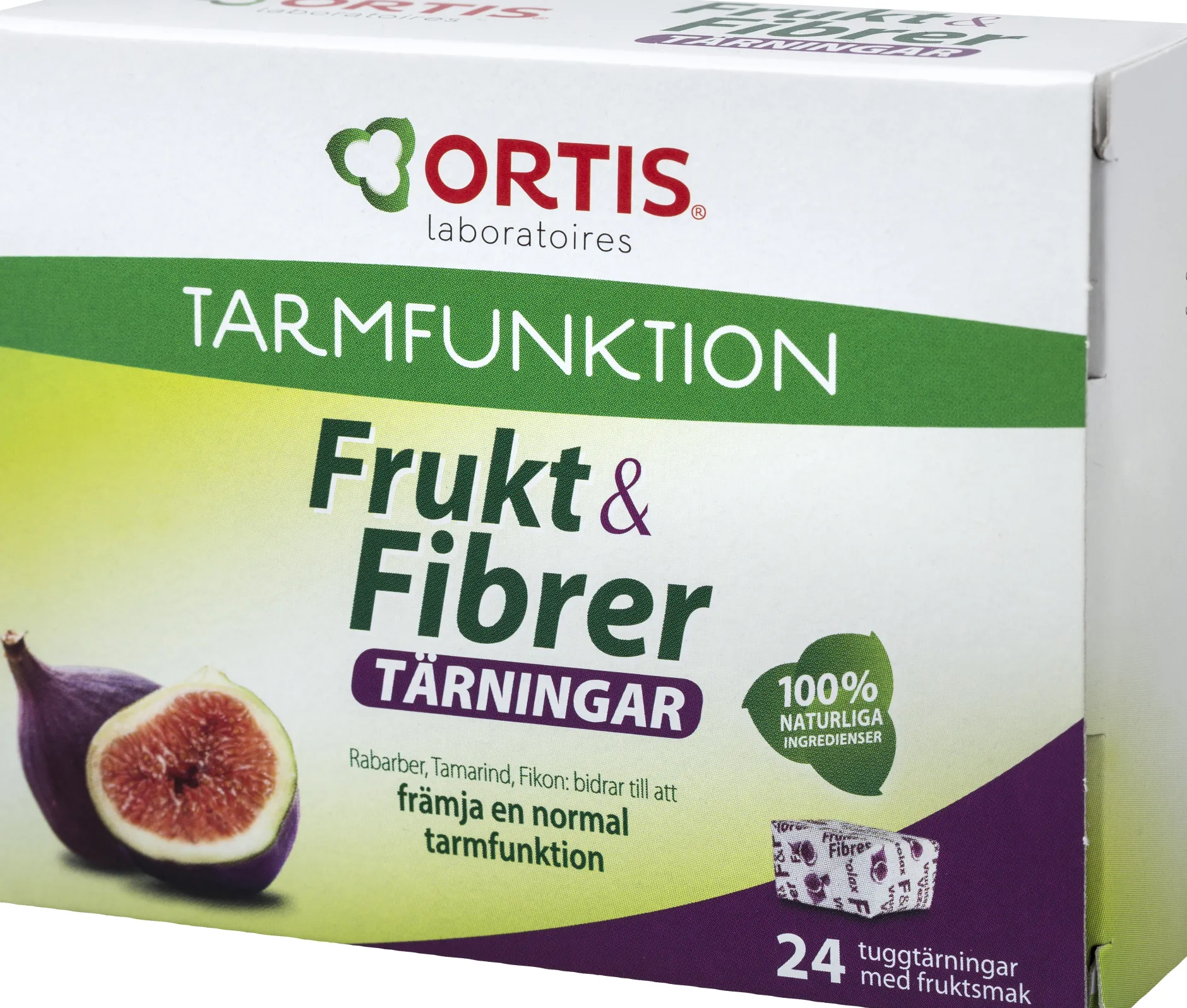 Frukt & Fibrer Normal tarmfunktion 24 st