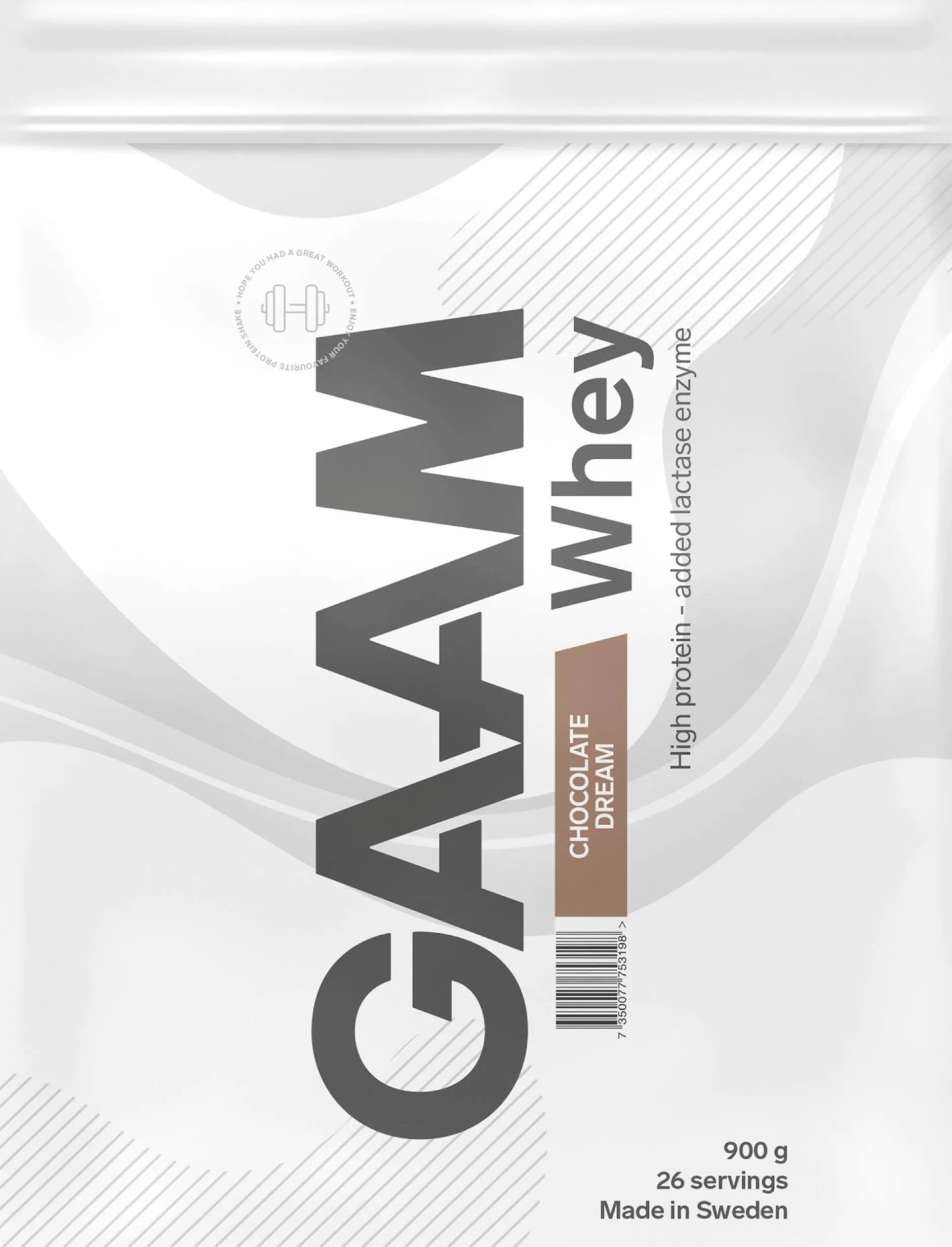 GAAM Whey Chocolate Dream 900 g