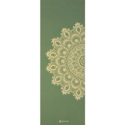 GAIAM Olive Haze Mandala Yoga Mat 6mm