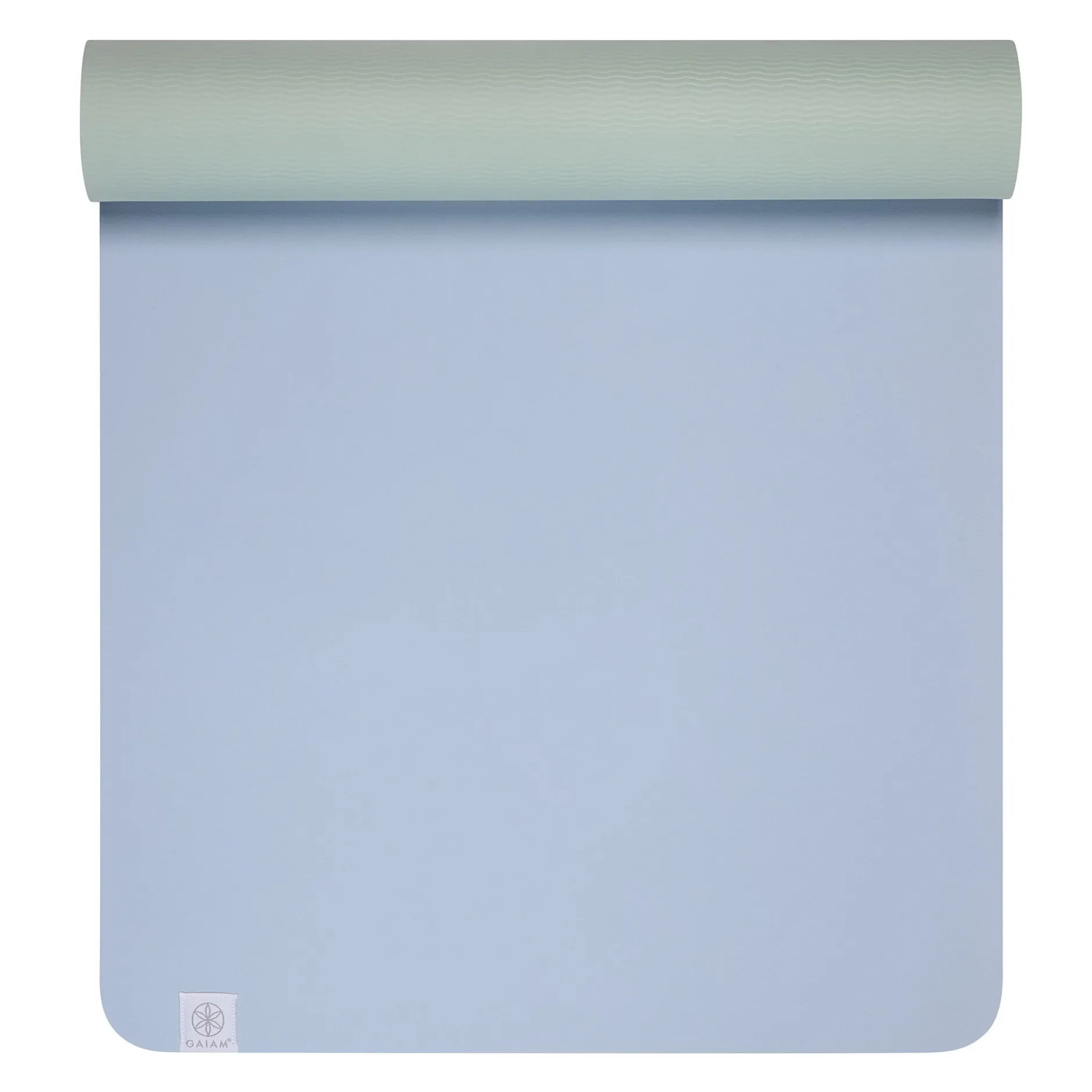 GAIAM Tpe Chambray Sea Salt Yoga Mat 6mm