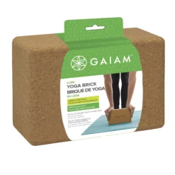 GAIAM Yoga Block Cork Brick