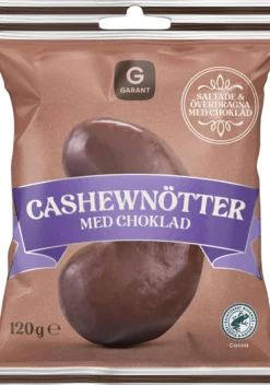 Garant Cashewnötter Choklad 120 g
