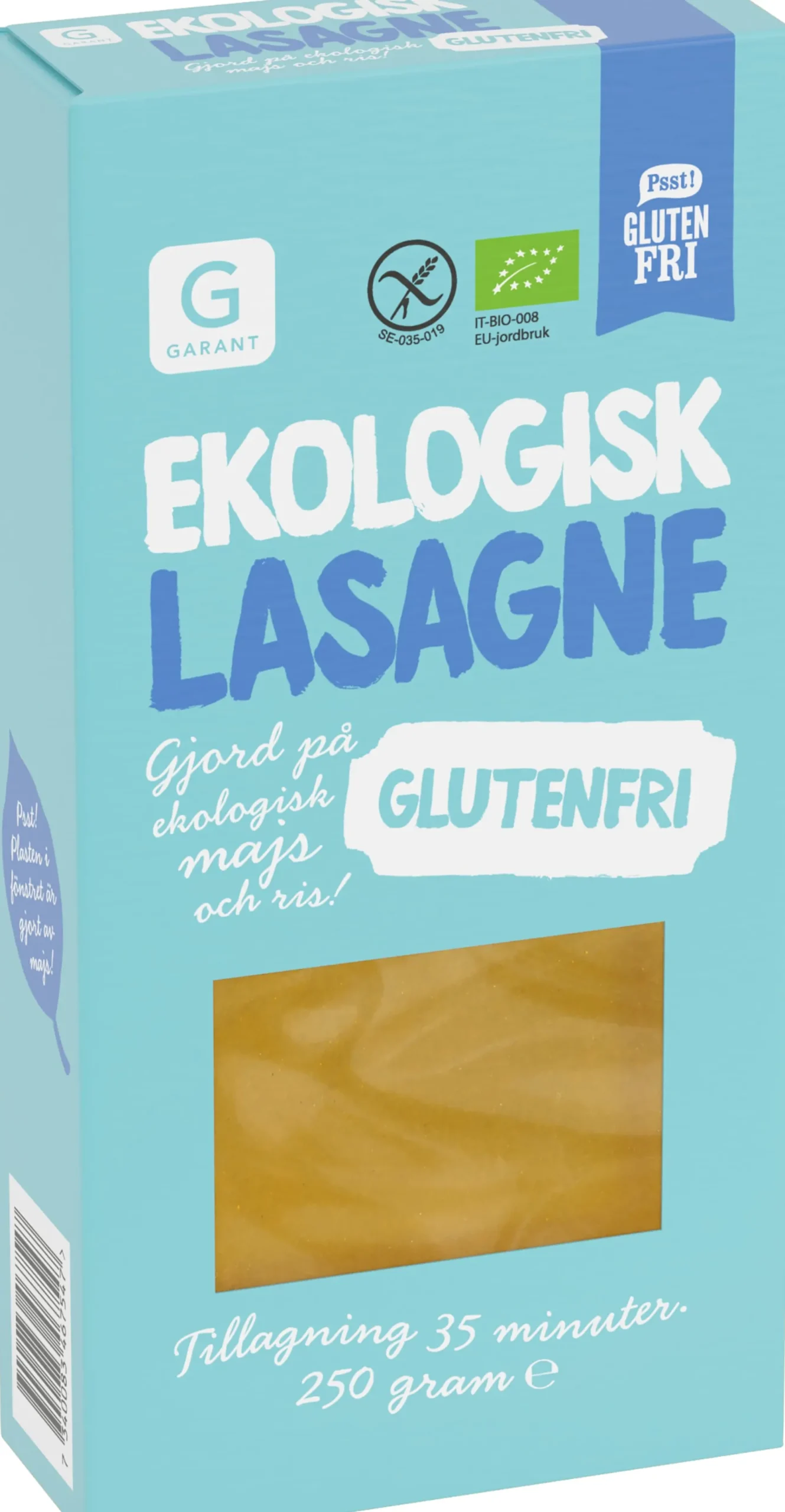 Garant Eko Glutenfri Lasagne Eko 250 g