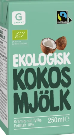 Garant Eko Kokosmjölk 250 ml