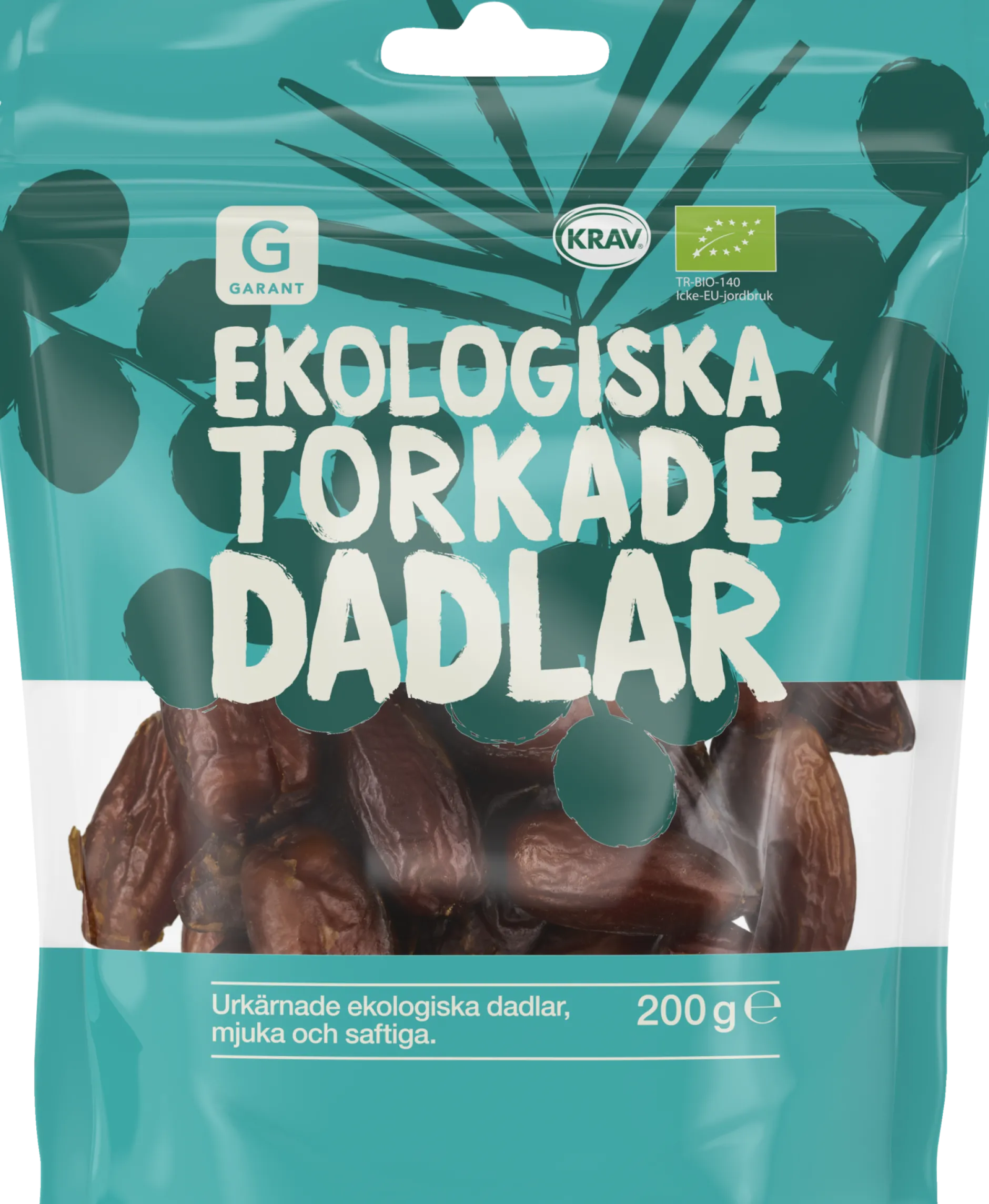 Garant Ekologiska Torkade Dadlar 200 g