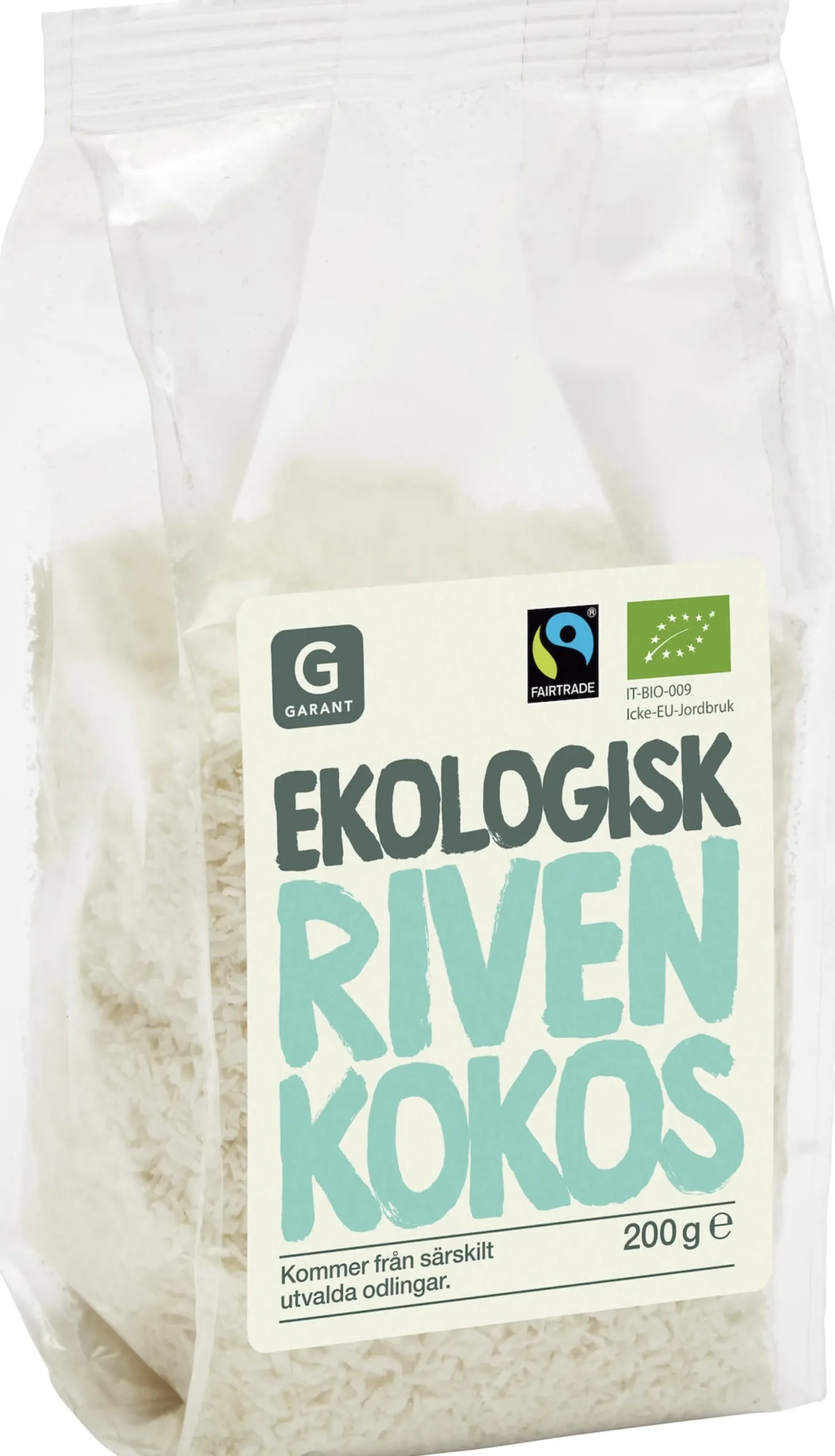 Garant Ekologisk Riven Kokos 200 g