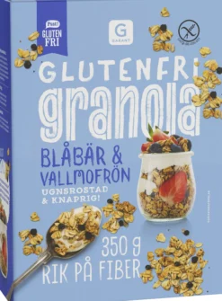 Garant Glutenfri Granola Blåbär & Vallmofrön 350 g