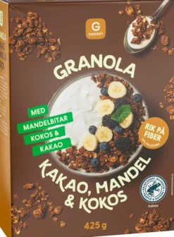 Garant Granola Kakao, Mandel & Kokos