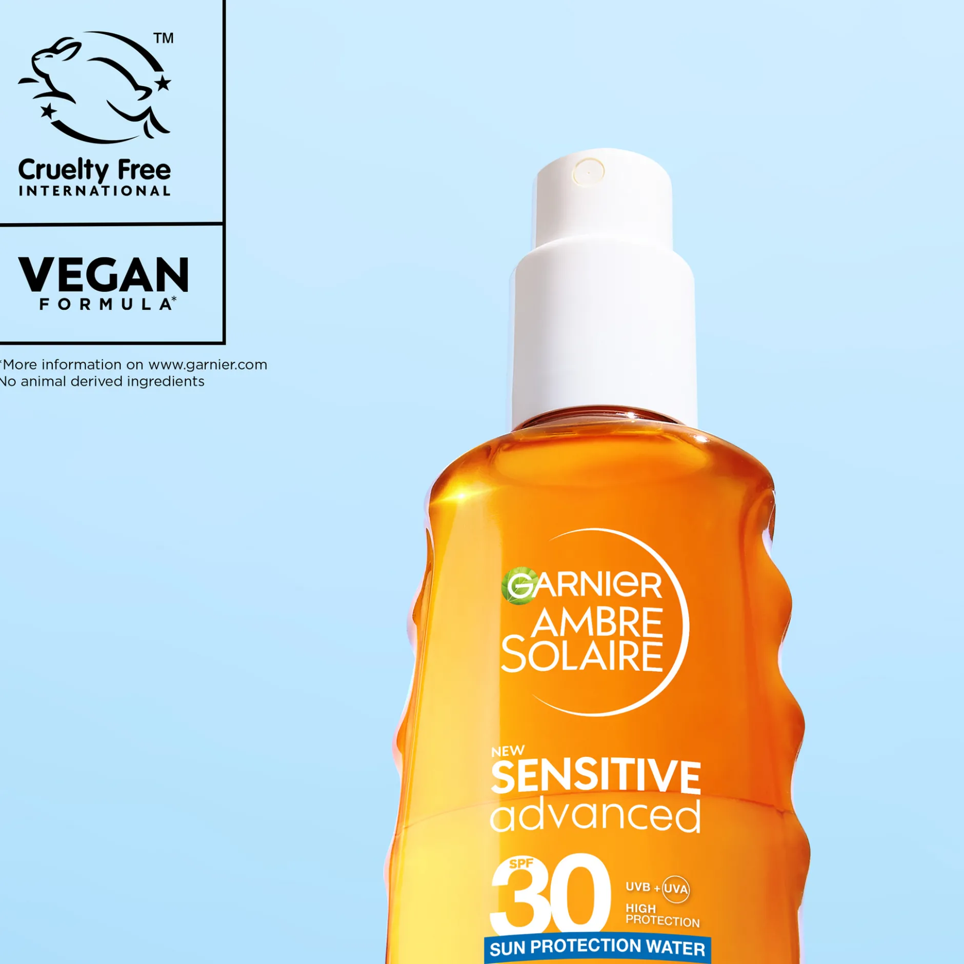 Garnier Ambre Solaire Sensitive Advanced Sun Protection Water SPF30 150 ml