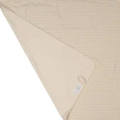 Geggamoja Babyfilt Bambu Classic Vit/Beige One Size