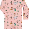 Geggamoja UV-Dräkt Pippi Långstrump Rosa Stl 122/128