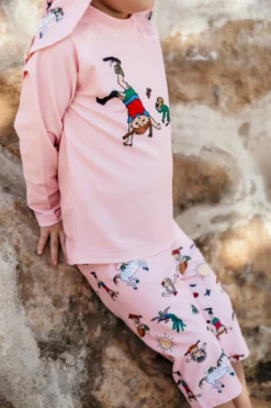 Geggamoja UV-Set Pippi Långstrump Rosa Stl 110/116