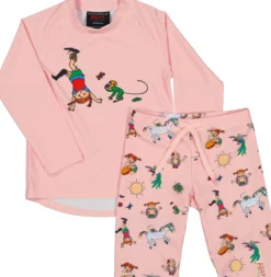 Geggamoja UV-Set Pippi Långstrump Rosa Stl 110/116