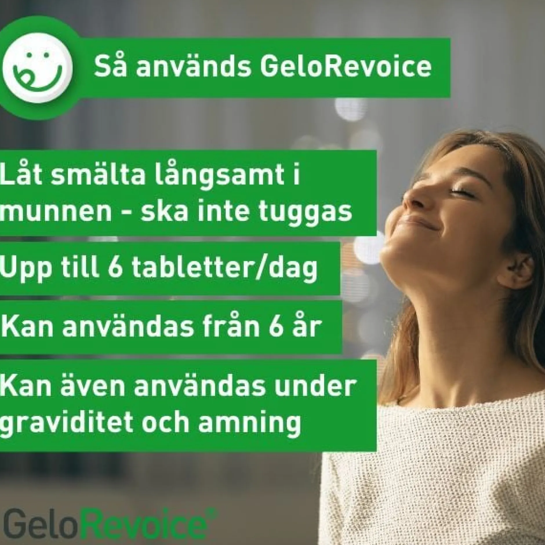 Gelorevoice Halstabletter Citrus-Mentol 20 st