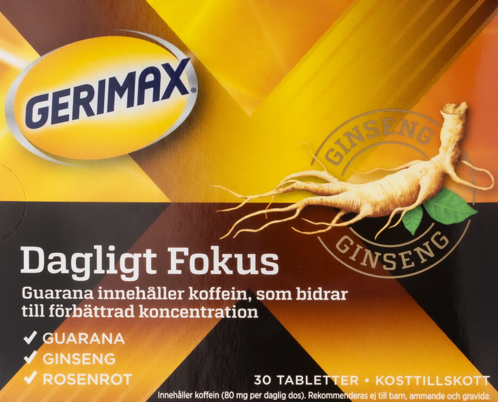 Gerimax Dagligt Fokus 30 tabletter