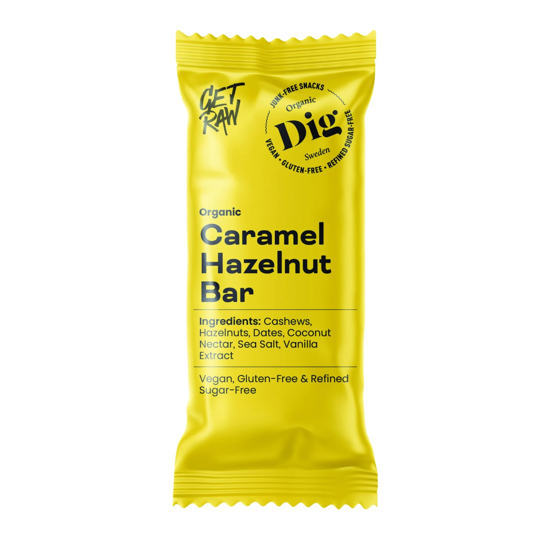 GET RAW Caramel & Hazelnut