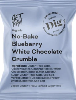 Get Raw No-Bake White Chocolate & Blueberry Crumble 35 g