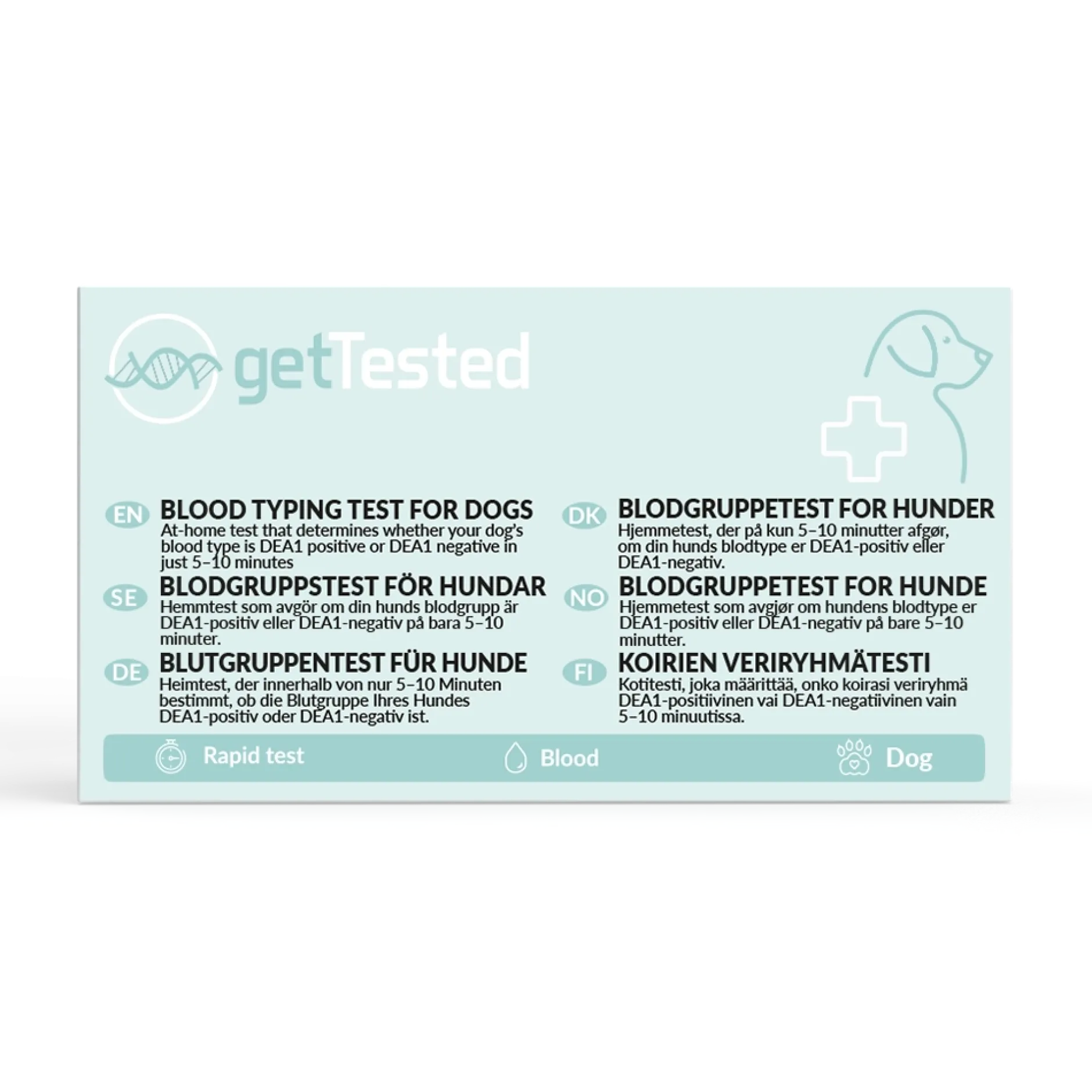 Get Tested Blodgruppstest för hundar 1 st