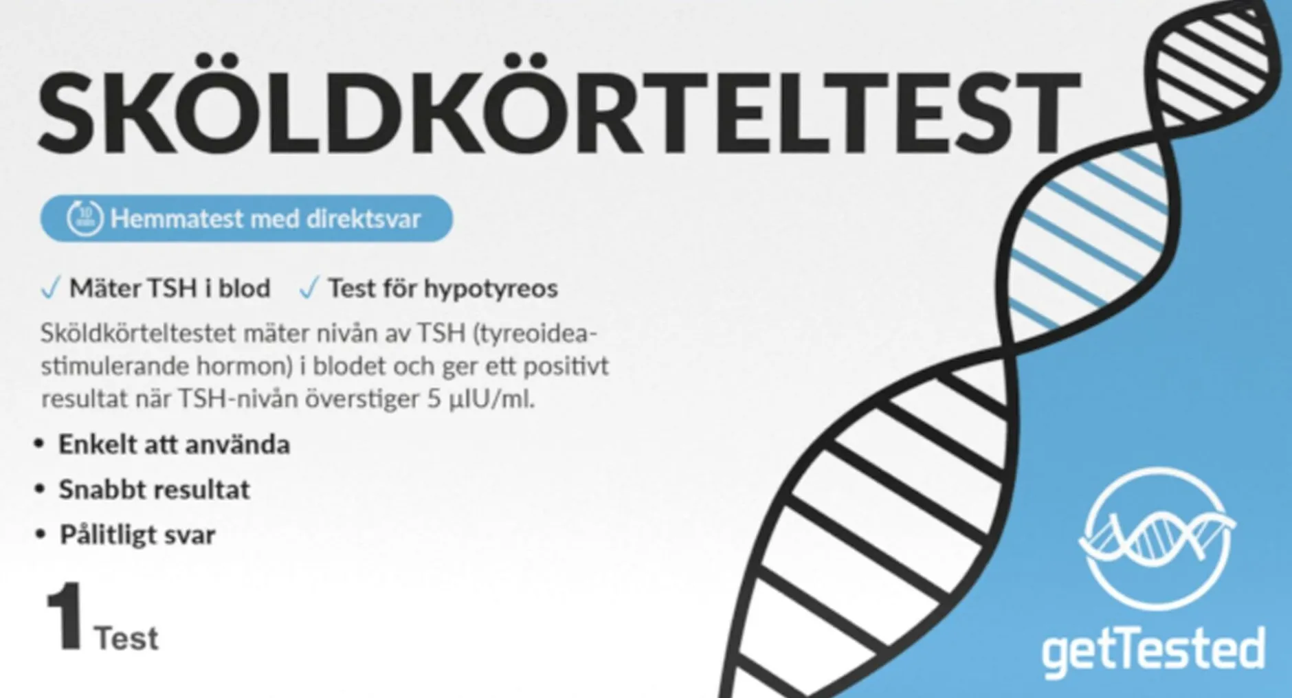 Get Tested Sköldkörteltest