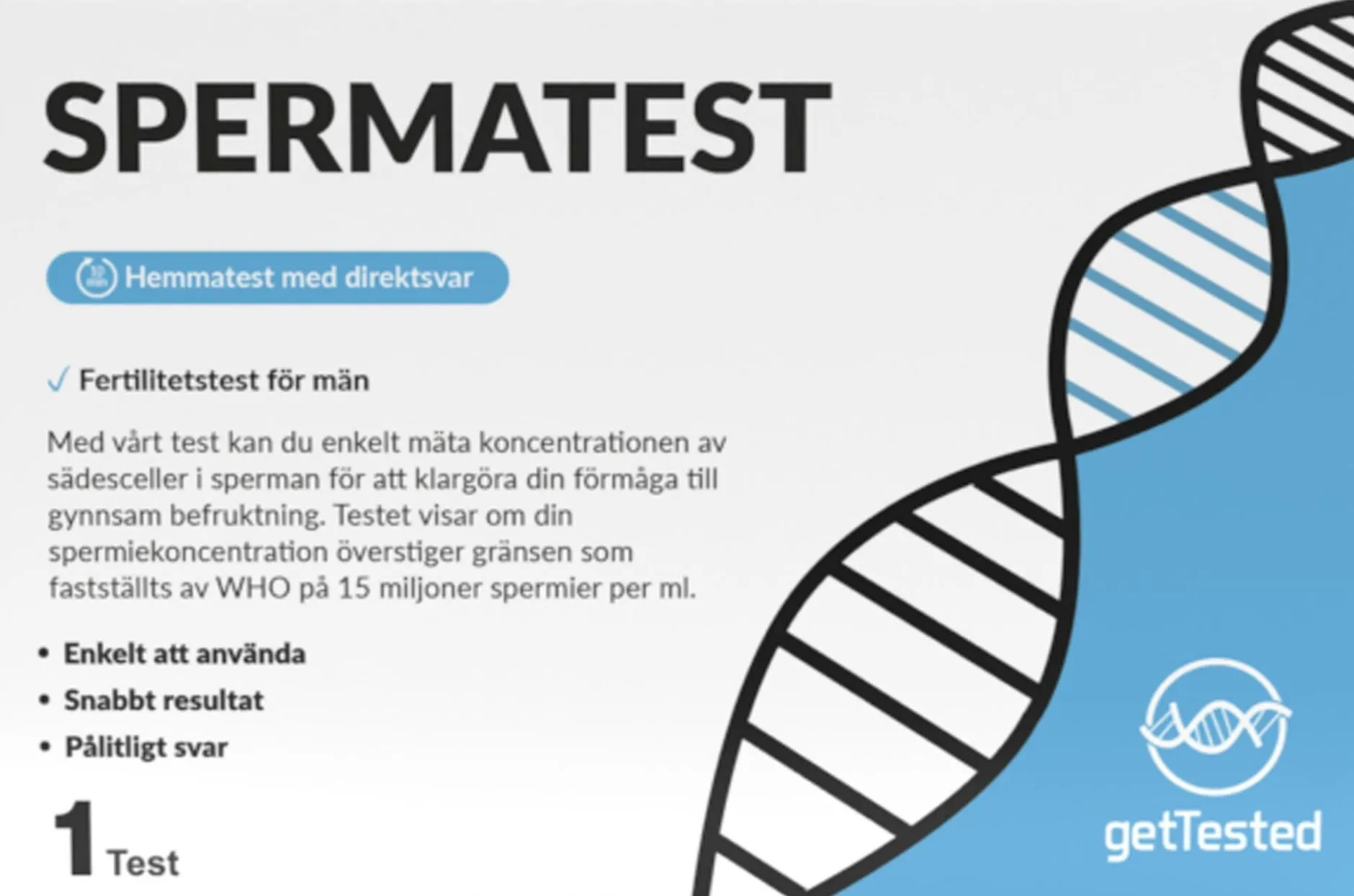 Get Tested Spermatest