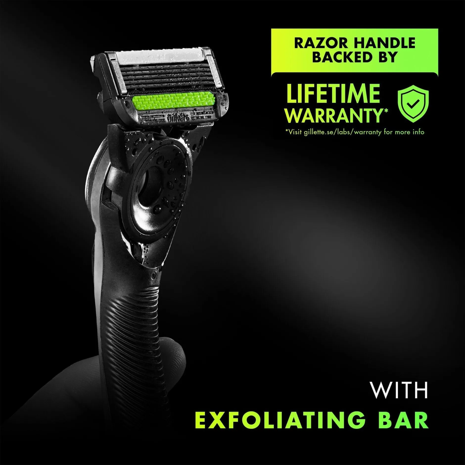 Gillette Labs Rakhyvel med exfolierande platta