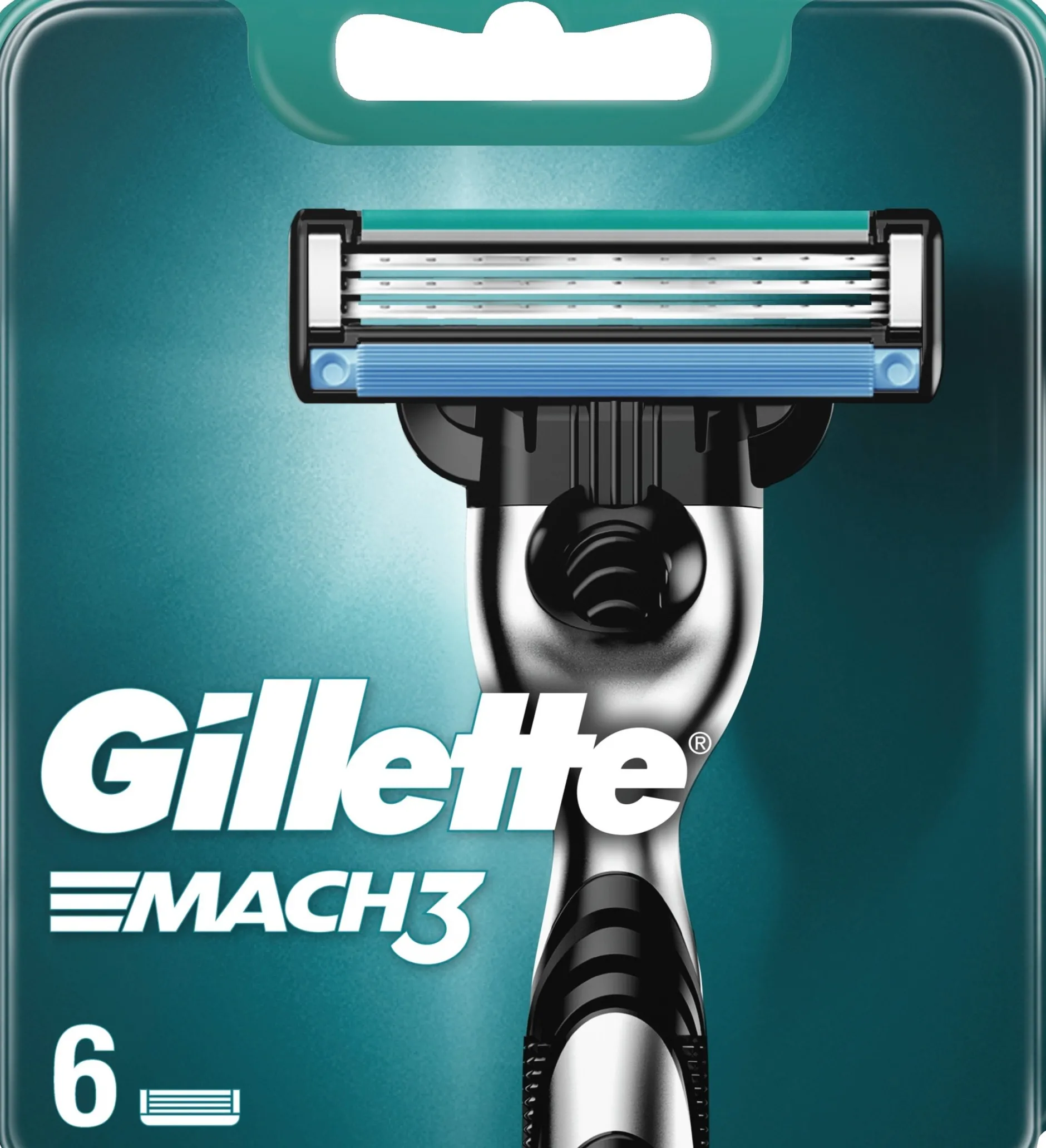 Gillette Mach3 Rakblad 6 st