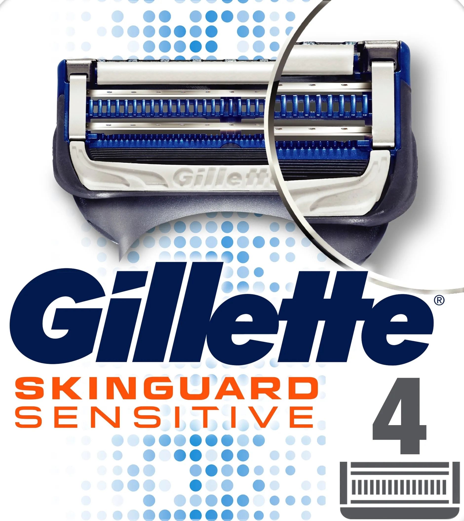 Gillette Skinguard Rakblad 4st