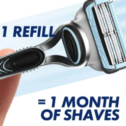 Gillette SkinGuard Sensitive Rakhyvel för män 1 Rakhyvel & 2 rakblad