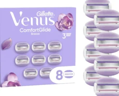 Gillette Venus ComfortGlide Breeze Rakblad 8 st
