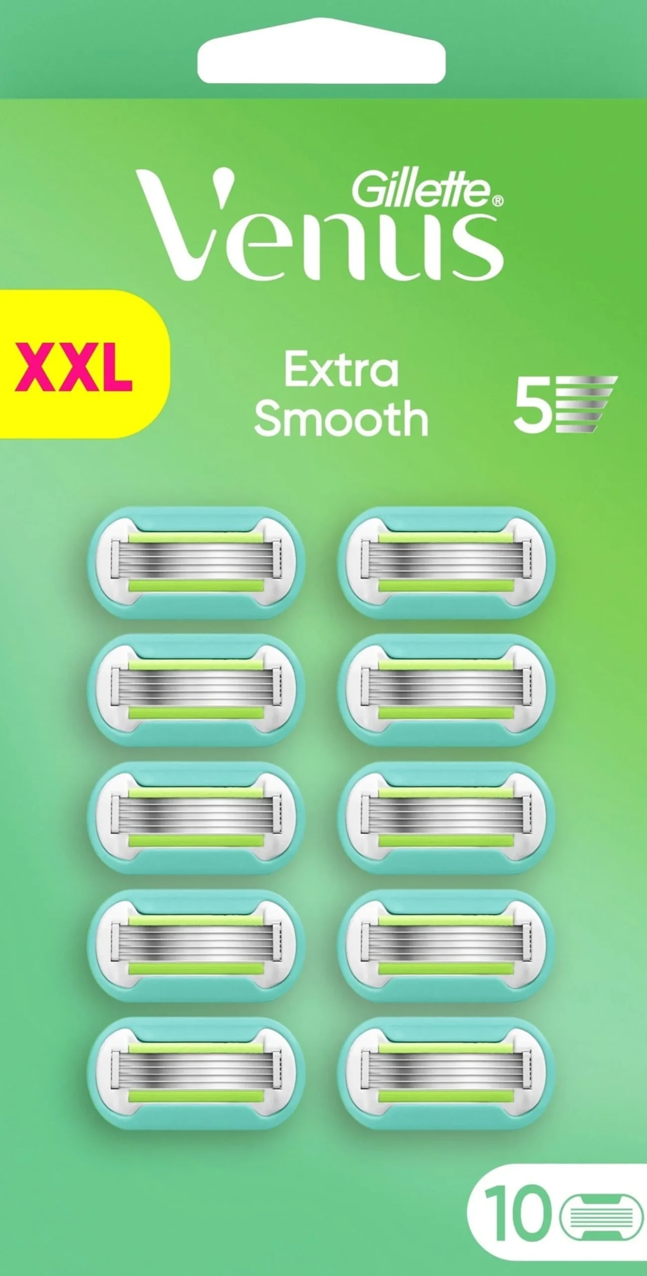 Gillette Venus Extra Smooth Rakblad för kvinnor 10 st