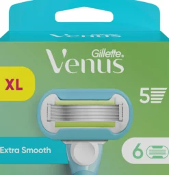 Gillette Venus Extra Smooth Rakblad för kvinnor 6 st