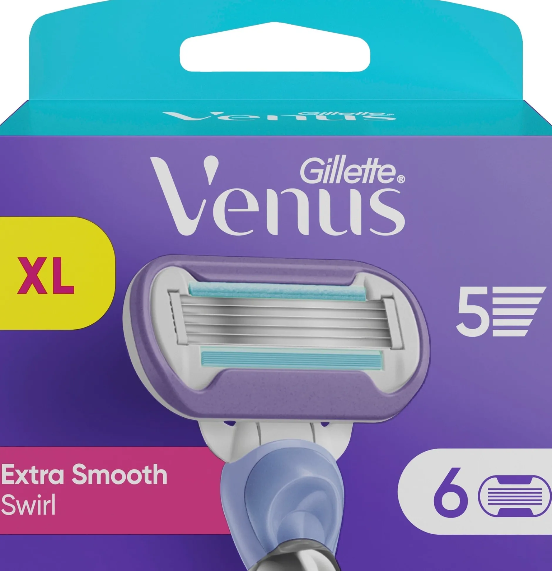 Gillette Venus Extra Smooth Swirl Rakblad 6 st