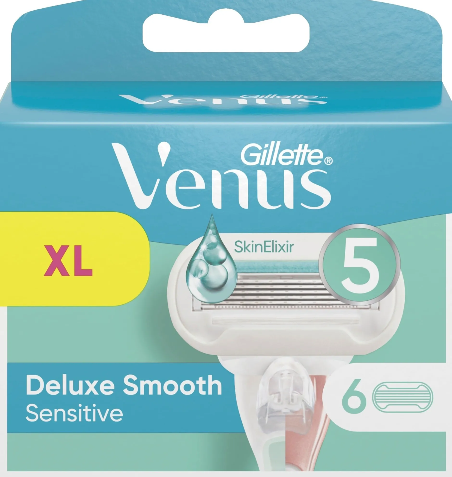 Gillette Venus Pro Smooth Sensitive Rakblad 6 st