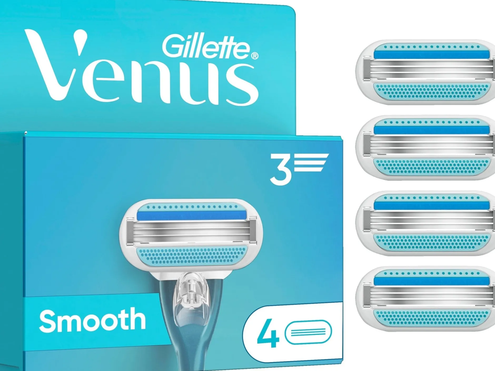 Gillette Venus Smooth Rakblad 4 st
