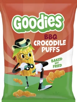 Goodies Crocodile Puffs BBQ 3 år 30 g