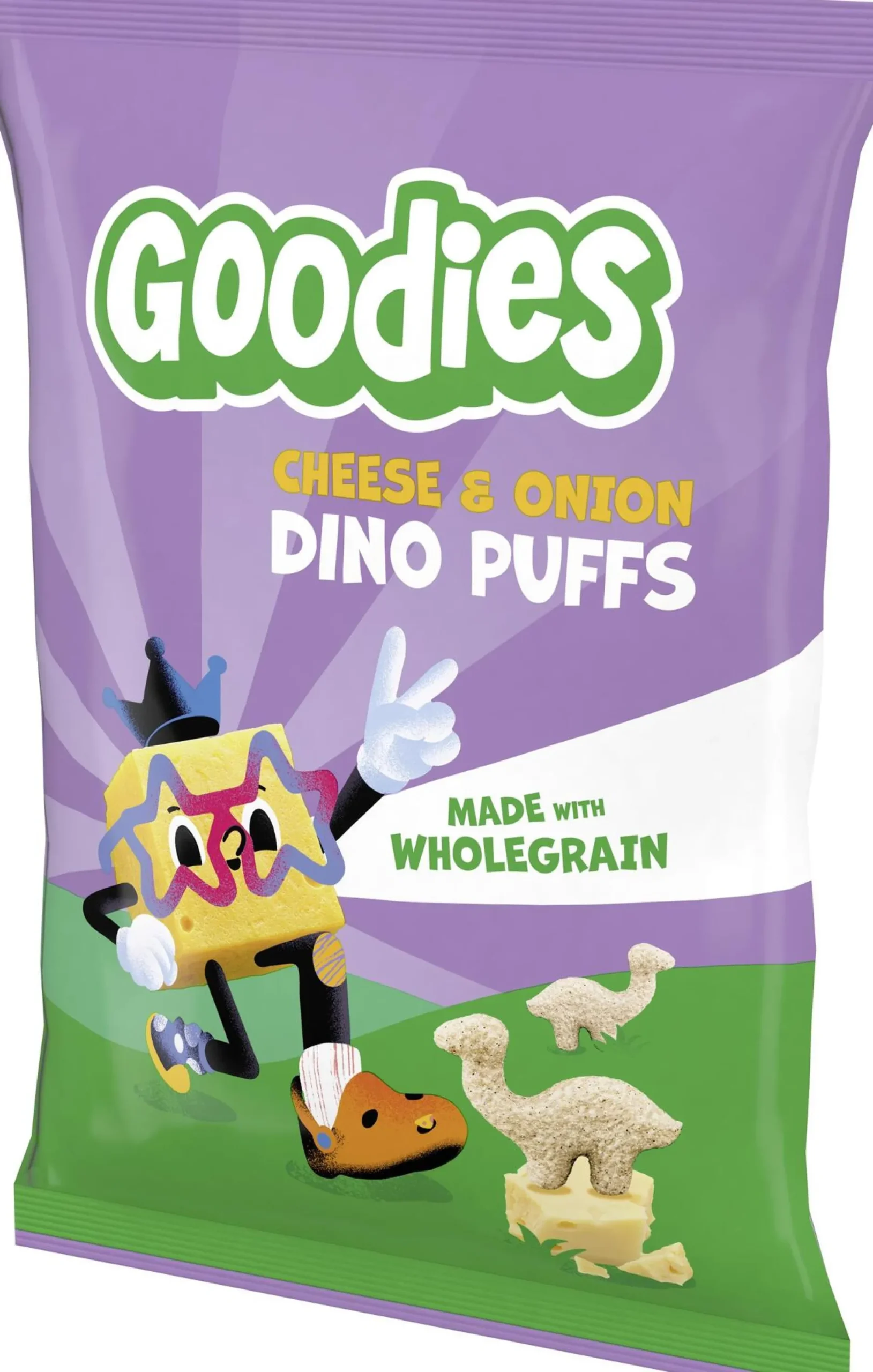 Goodies Dino Puffs Ost & Lök 3 år 30 g